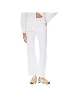 ARITZIA x Denim Forum The Twiggy 60's High Rise Flare Size 28 White